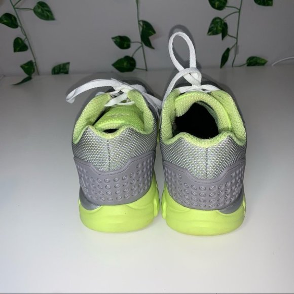 Adidas Running Shoes Neon Yellow White Grey Workout Sneakers Size 7.5 US Women’s - Picture 5 of 9